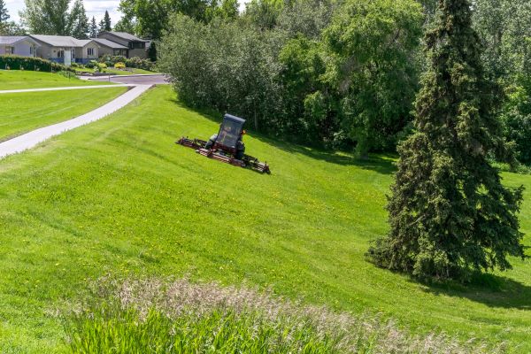 Sloped Area Mowing in Hixson